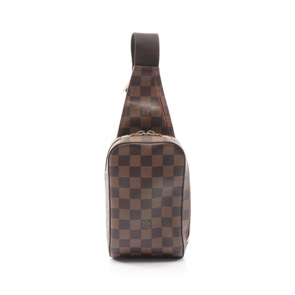 Louis Vuitton Geronimos Waist Bag/Body Bag, Coated Canvas with Damier Leather...